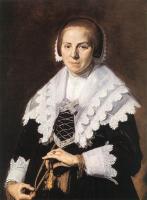 Hals, Frans - Portrait Of A Woman Holding A Fan